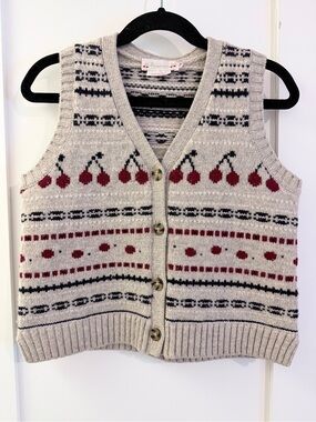 Bonpoint wool vest size 6